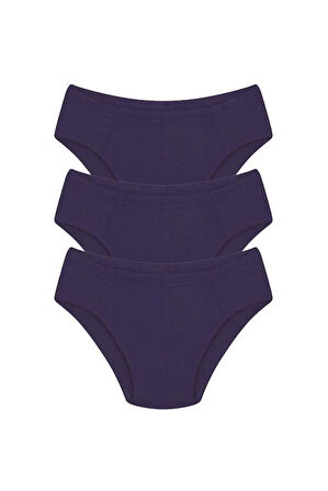 Giyim Erkek Pamuk 3lü Saks Slip