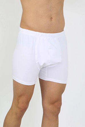 Giyim Erkek Pamuk Paçalı Külot Beyaz