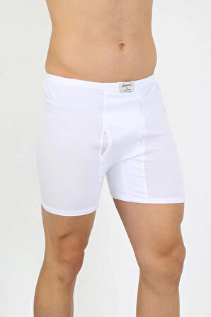Giyim Erkek Pamuk Paçalı Külot Beyaz
