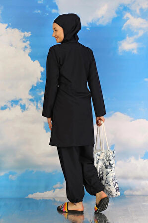 Giyim Kadın Tam Tesettür Lacivert Mayo