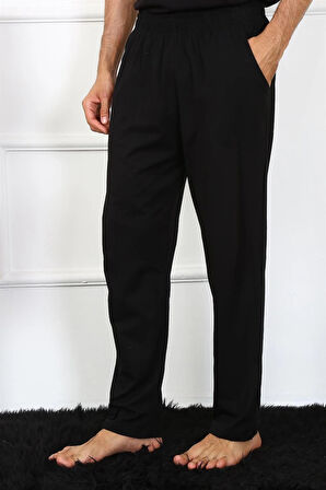 Giyim Erkek Pamuk Siyah Tek Alt Pijama