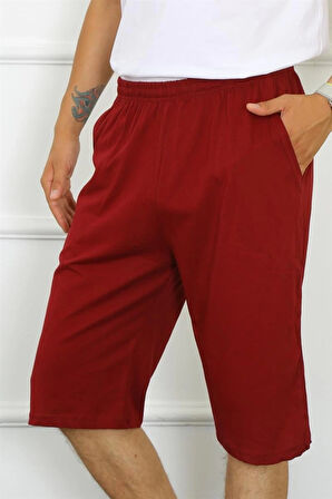 Giyim Erkek Cepli Pamuk Lakost Kapri Bordo