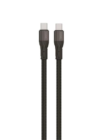 Özel Tasarım X-LEVEL XCC8990 100W TYPE-C TO TYPE-C ŞARJ KABLOSU SİYAH Bağlantı Gereci