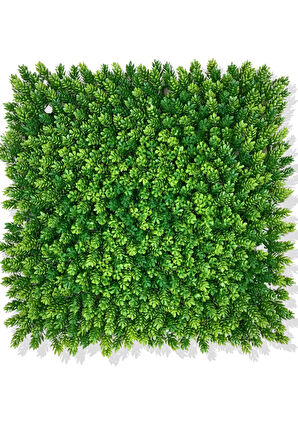 YAPAY ÇAMDALI BİTKİ DUVAR KAPLAMA 50X50 CM AÇIK YEŞİL