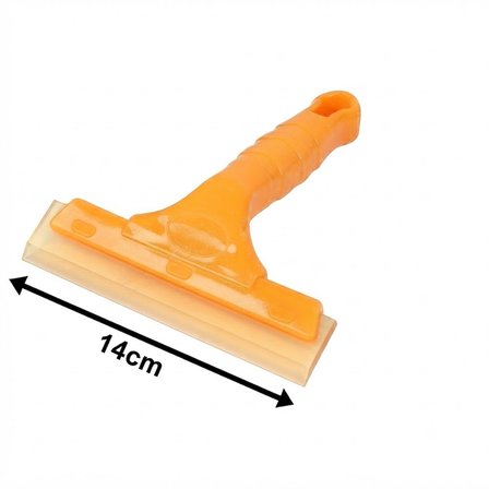 Oto Cam Temizleme Kurulama Çekçek Cam Sil Pratik Su Çekme Aparatı Turuncu 14cm