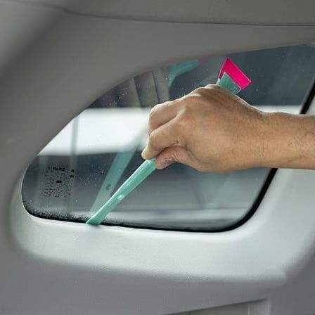Cam Filmi Çekme Aparatı Silikon Uçlu Kalem Ragle 24 cm Turkuaz Pembe