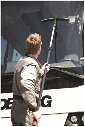 Wipe-N-Shine Saplı Silikon Geniş Su Çekçek Cam Filmi Uygulama Aparatı 18x25cm