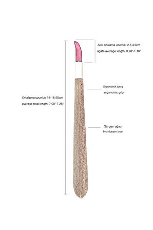 Akik Mühre Karga Burun-zer Mühre Pembe Renk-gürgen Ağacı Ergonomik Sap-tezhip-minyatür Sanatı-04