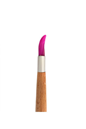 Akik Mühre Karga Burun-Zer Mühre Pembe Renk-gürgen Ağacı Ergonomik Sap-tezhip-minyatür Sanatı-13