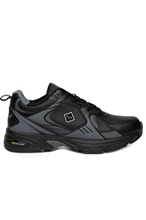 Best Of 522-24 Deri Erkek Sneaker Siyah Füme