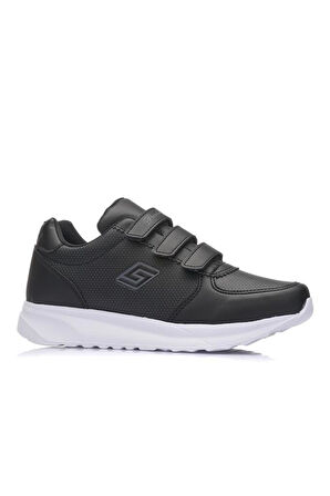 Parley 918-24 Deri Cırtlı Anatomik Kadın Sneaker Siyah Beyaz