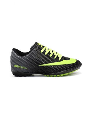 Walked 401-25 Çocuk Halı Saha Krampon Siyah Sarı 28-32