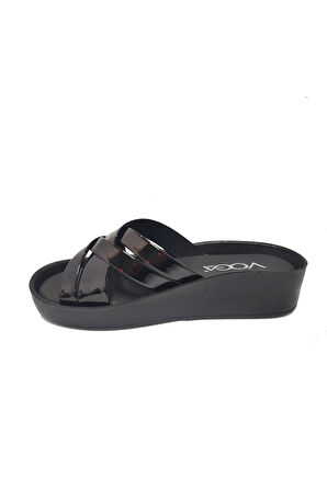 Voga 1404-25 Rugan Dolgu Topuk Ahtapot Kadın Terlik