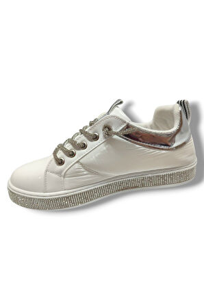 Markopark 4550-25 Rugan Deri Paraşüt Taşli Kadın Ayakkabı