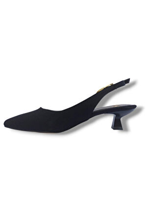 Gedik Pasha 060-25 Süet Deri Stiletto Kadın Ayakkabı