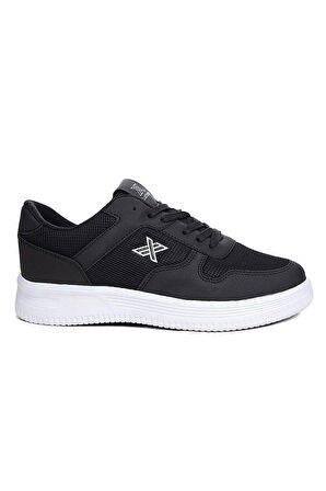 Luttoon 4027-25 Deri Anorak Anatomik Erkek Sneaker Siyah Beyaz 45-48