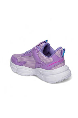 Alessio 010-25 Simli Maskotlu Kız Çocuk Sneaker Lila Pembe 31-35