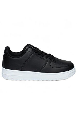 Best Of 042-25 Deri Air Anatomik Erkek Sneaker Siyah Beyaz
