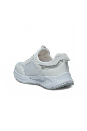 Acropol 137-25 Anorak Slip On Anatomik Erkek Sneaker Beyaz Gümüş