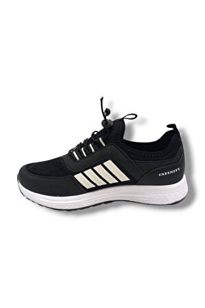Wanderfull İnfinity 4266-25 Anorak Slip On Erkek Sneaker Siyah Beyaz