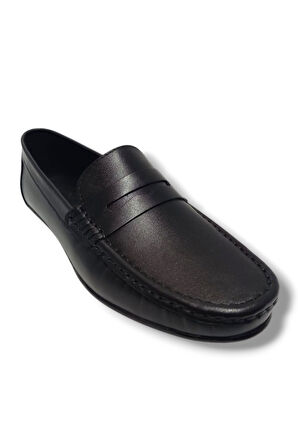 Cakgo 324-25 Hakiki Deri Fiyonklu Loafer Erkek Ayakkabı
