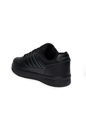 Best Of 074-25 Deri Slash Anatomik Erkek Sneaker Siyah