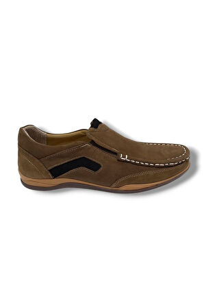 Master 1703-25 Hakiki Nubuk Deri Anatomik Casual Erkek Ayakkabı