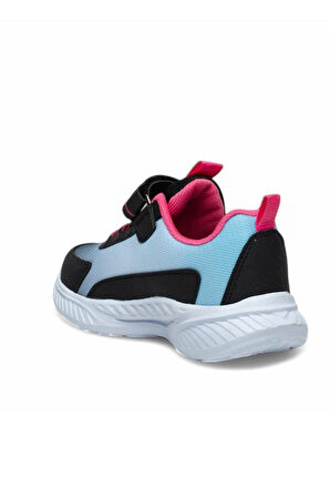 Ndrops 023-25 Anorak Anatomik Kız Çocuk Sneaker Siyah Fuşya 31-35