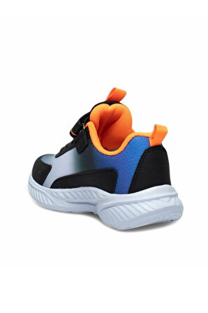 Ndrops 023-25 Anorak Anatomik Çocuk Sneaker Siyah Oranj 31-35