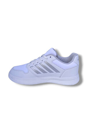 Best Of 074-25 Anorak Slash Anatomik Sneaker Beyaz Gümüş 36-40