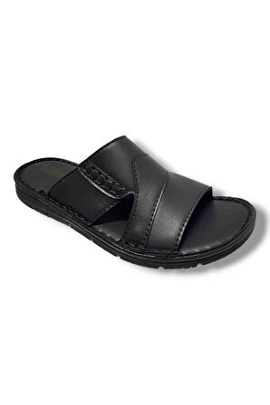 Class C601-25 Deri Anatomik Soft Erkek Terlik