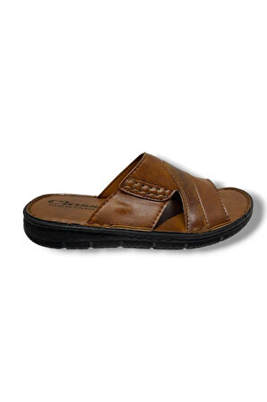Class C601-25 Deri Anatomik Soft Erkek Terlik