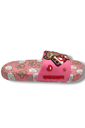Gezer 15651-25 Chocohleate Milk Kız Çocuk Terlik 31-35