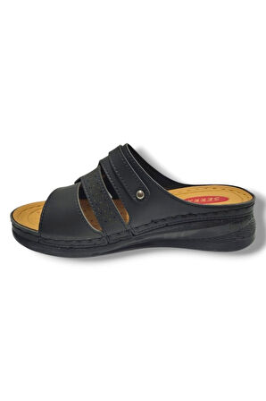 Serra 638-25 Anatomik Masaj Taban Fashion V Tokalı Kadın Terlik