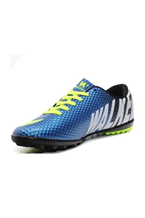Walked 401-25 Çocuk Halı Saha Krampon Mavi Sarı 31-35