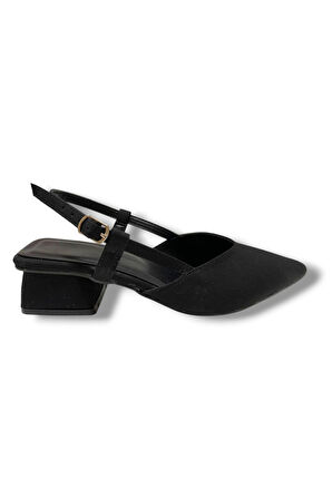 C-Shoes 6004-25 Zara V Ağız Kısa Topuk Kadın Ayakkab