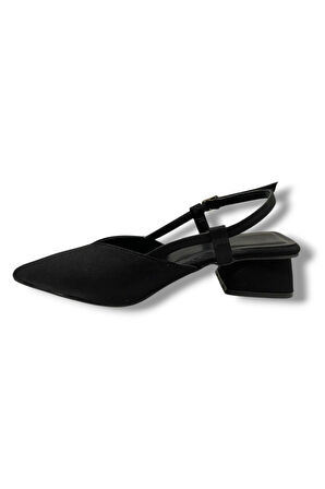 C-Shoes 6004-25 Zara V Ağız Kısa Topuk Kadın Ayakkab
