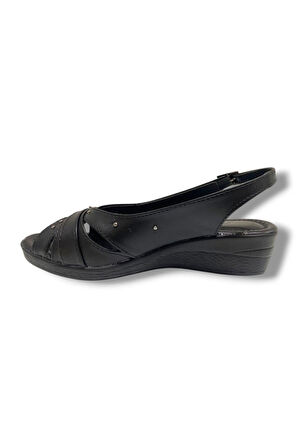 Fears 0070-25 Deri Trend Fashion Kadın Sandalet