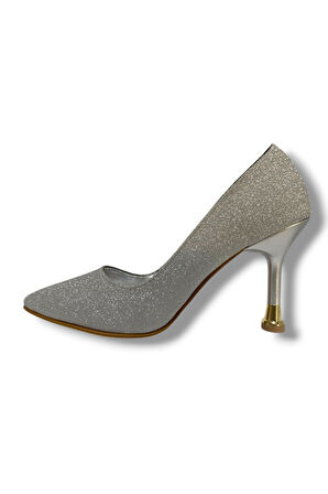 Cshoes 751-25 Simli İnce Topuk Kadın Stiletto