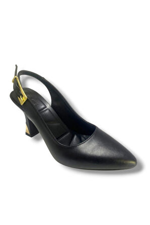 C-Shoes J800-25 Arkası Açık İnce Topuk Kadın Stiletto