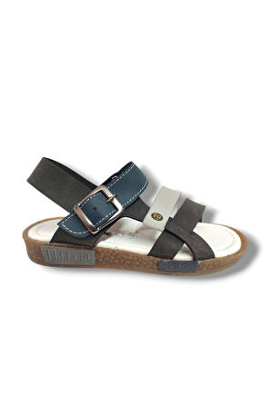 Şiringenç 1510-20 Anatomik Çirt Bant Erkek Çocuk Sandalet Lacivert Füme