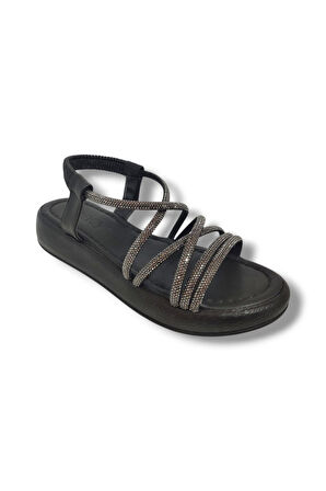 Fancy 051-25 Taşlı Trend Fashion Kadın Sandalet