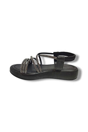 Fancy 051-25 Taşlı Trend Fashion Kadın Sandalet