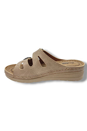 Avox 765-25 Çift Tokalı Comfort Kadın Terlik
