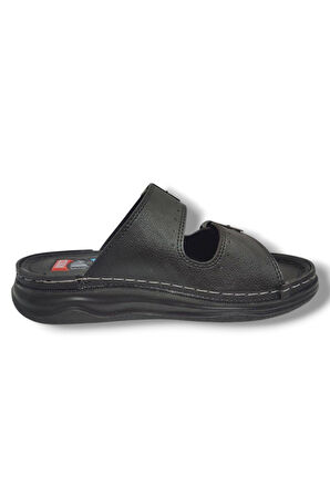 Pera 05-25 Anatomik Çift Bant Tokalı Erkek Terlik