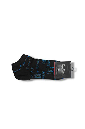 P.Cardin 3084-25 Yazılı Bata Soket Çorap 40-44