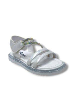 Arzen Bebe 221-25 Anatomik Taşlı Cırtlı Kız Çocuk Sandalet 26-30