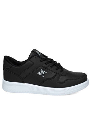 Luttoon 4027-25 Cilt Deri Anatomik Erkek Sneaker Siyah Beyaz