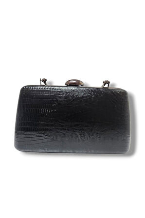 Varol 747-25 Yılan Baskı Deri Çelik Kasa Abiye Çanta