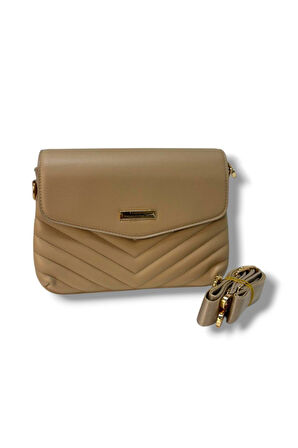 Cakgo 317-26 Deri Kabartmalı Omuz Askılı Kadın Çanta